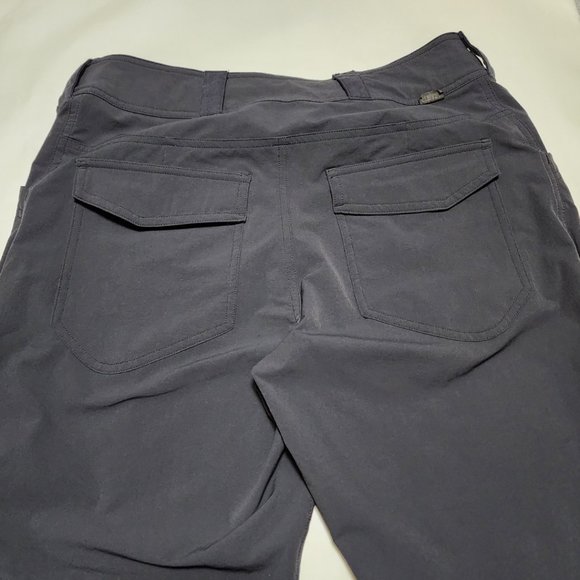 REI Black Mid Rise Roll On Convertible Hiking Pants - Picture 3 of 6